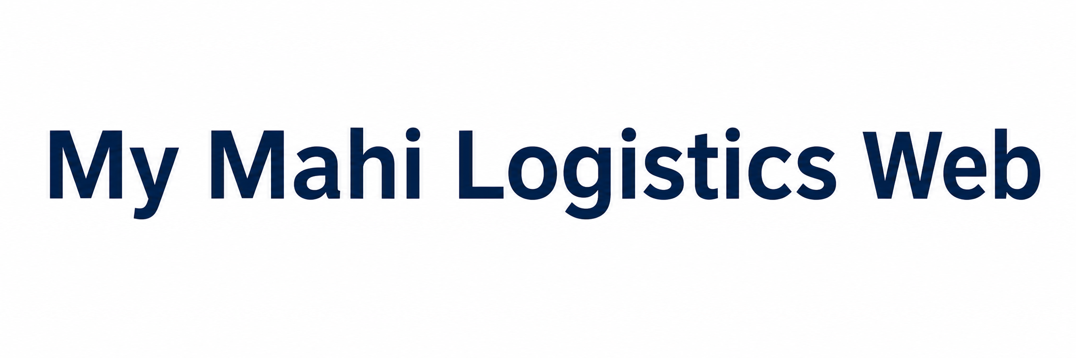 My Mahi Logistics Web